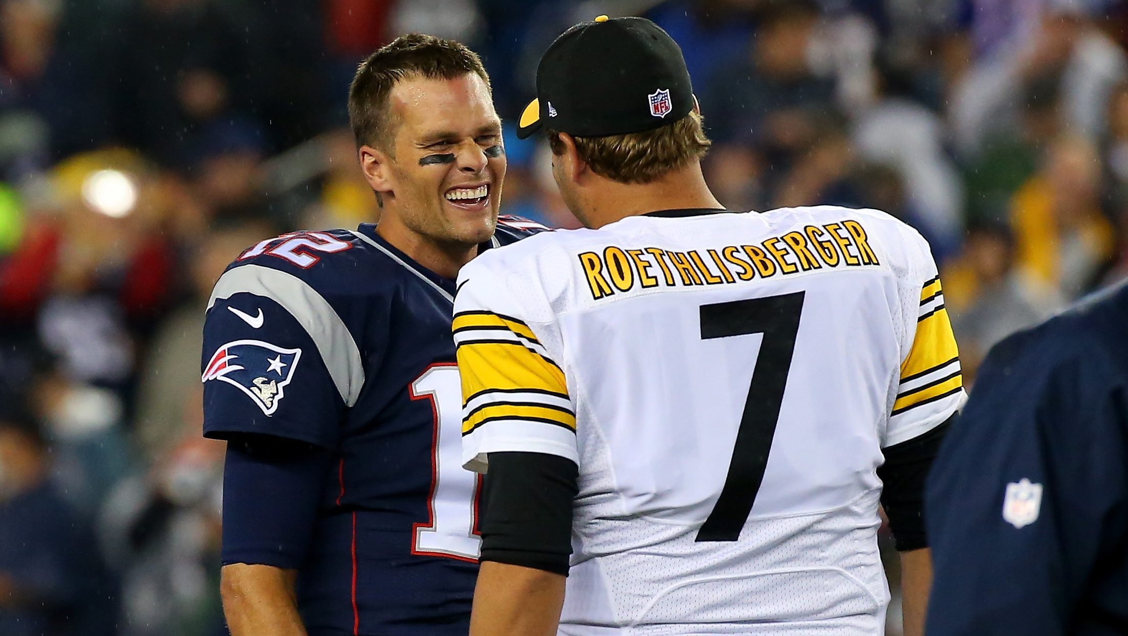 Steelers Depot 7⃣ on X: Ben Roethlisberger versus Tom Brady in