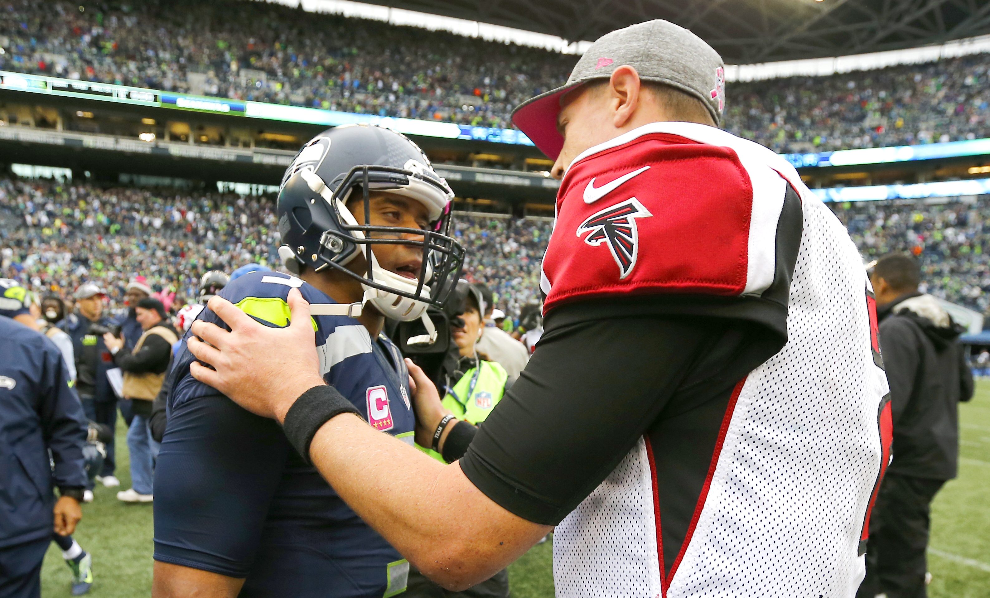 Russell Wilson vs Matt Ryan Career Playoff Records