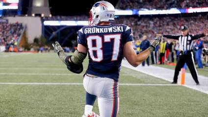 Where Is Rob Gronkowski During the AFC Championship?