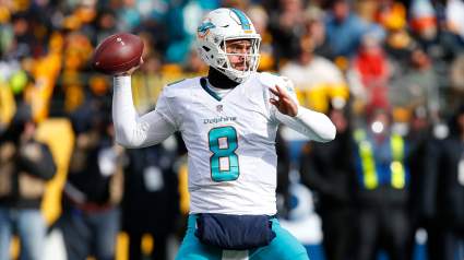 WATCH: Dolphins QB Matt Moore Takes Huge Hit From Bud Dupree