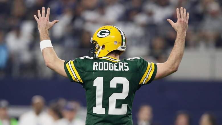 how many super bowls has aaron rodgers played in appearances wins won victories mvps