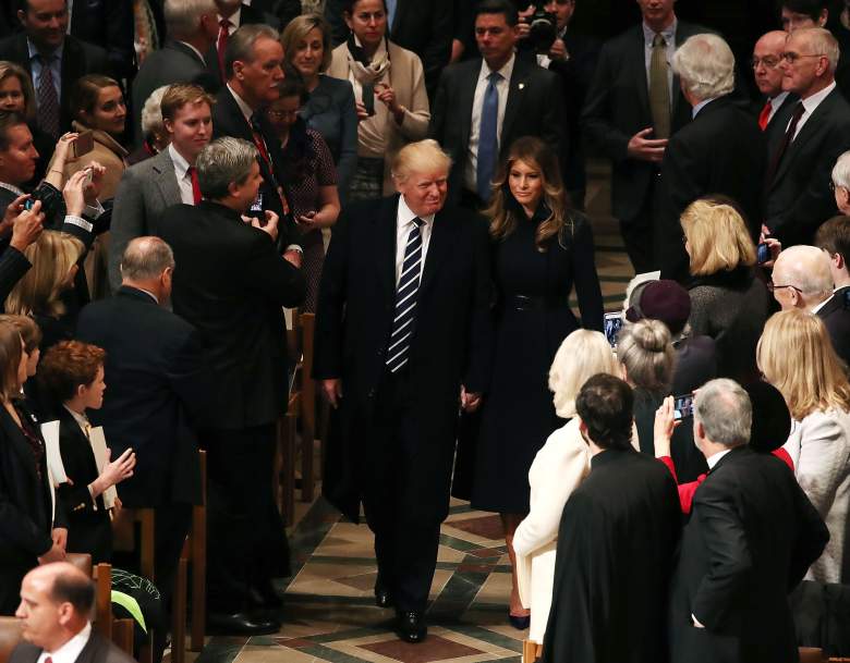 trump day 2, trump prayer service, trump day after the inauguration