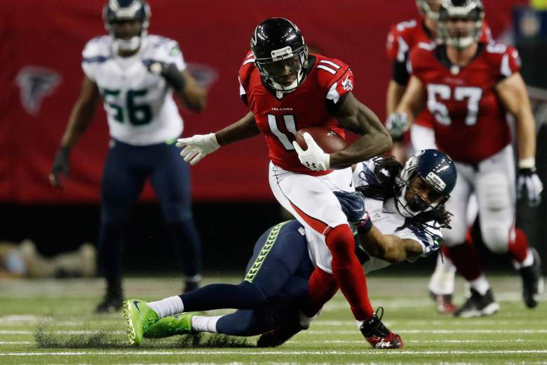 julio jones injury,julio jones hurt,julio jones divisional playoff