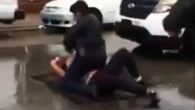 A Philadelphia police officer is on leave after this incident caught on tape. (Facebook screenshot)