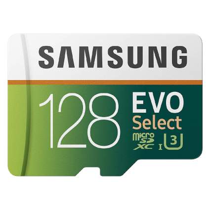 Samsung 128GB EVO Select Micro SDXC Memory Card