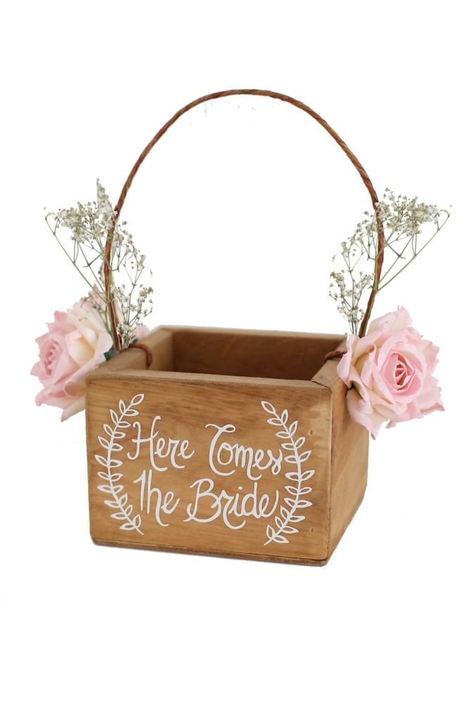 cheap flower girl baskets, flower girl baskets, rustic flower girl baskets, wedding baskets

