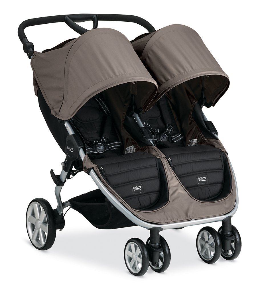 side by side double stroller with carseat attachment