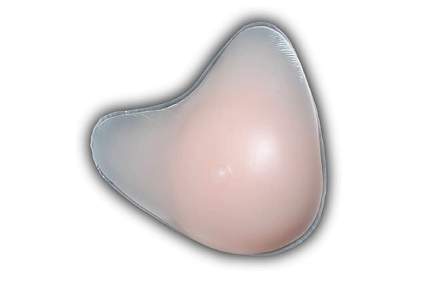 L shape silicone breast form