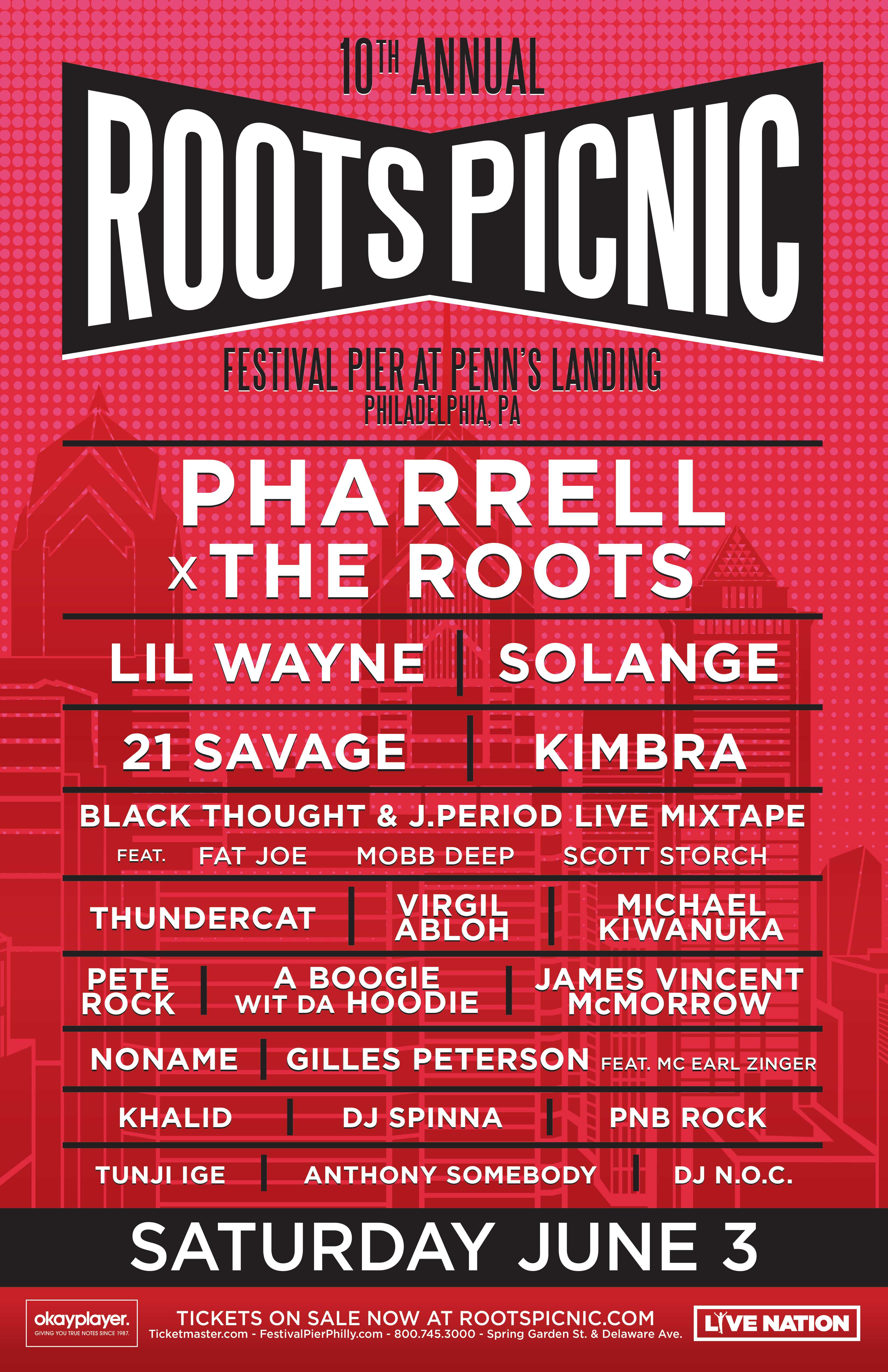 The Roots Announce The Roots 10th Annual Picnic Lineup