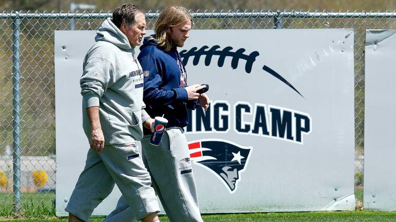 bill belichick girlfriend, linda holliday, pictures, family photos, son, daughter, wife