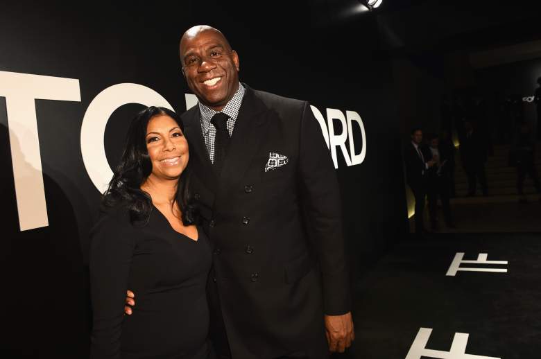Earlitha 'Cookie' Kelly and Earvin 'Magic' Johnson (Getty)