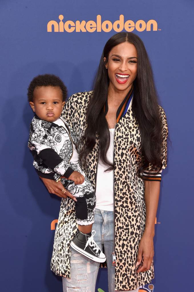 WESTWOOD, CA - JULY 16: Future Zahir Wilburn (L) and recording artist Ciara attend the Nickelodeon Kids' Choice Sports Awards 2015 at UCLA's Pauley Pavilion on July 16, 2015 in Westwood, California. (Photo by Jason Merritt/Getty Images)