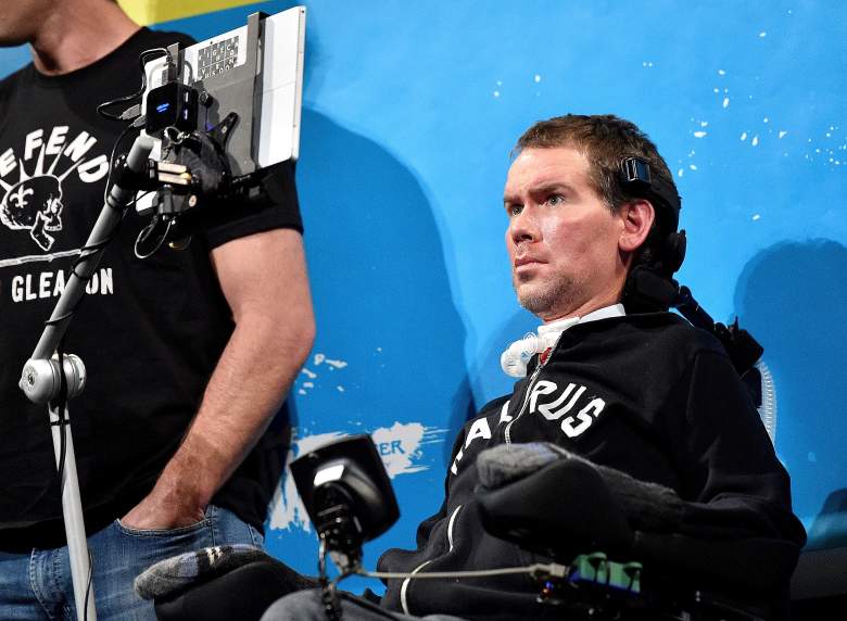 Former NFL and XFL player Steve Gleason, who was diagnosed with ALS. (Getty)
