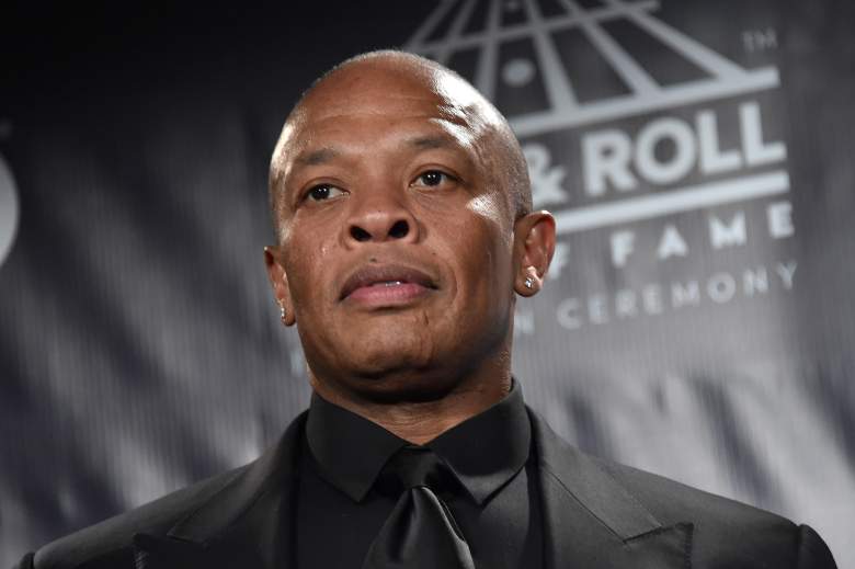 Dr. Dre at the 31st Annual Rock And Roll Hall Of Fame Induction Ceremony on April 8, 2016 in New York City. (Photo by Mike Coppola/Getty)