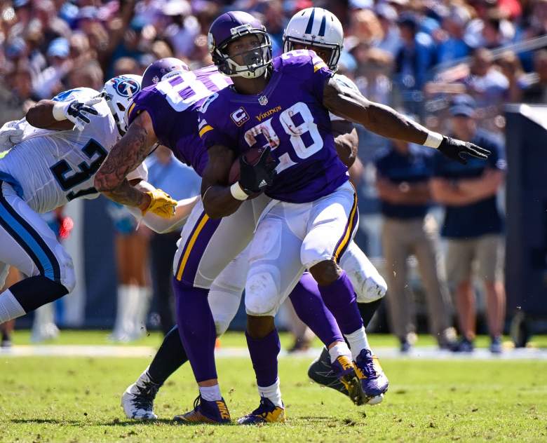 Running back Adrian Peterson is an unrestricted free agent. (Getty)