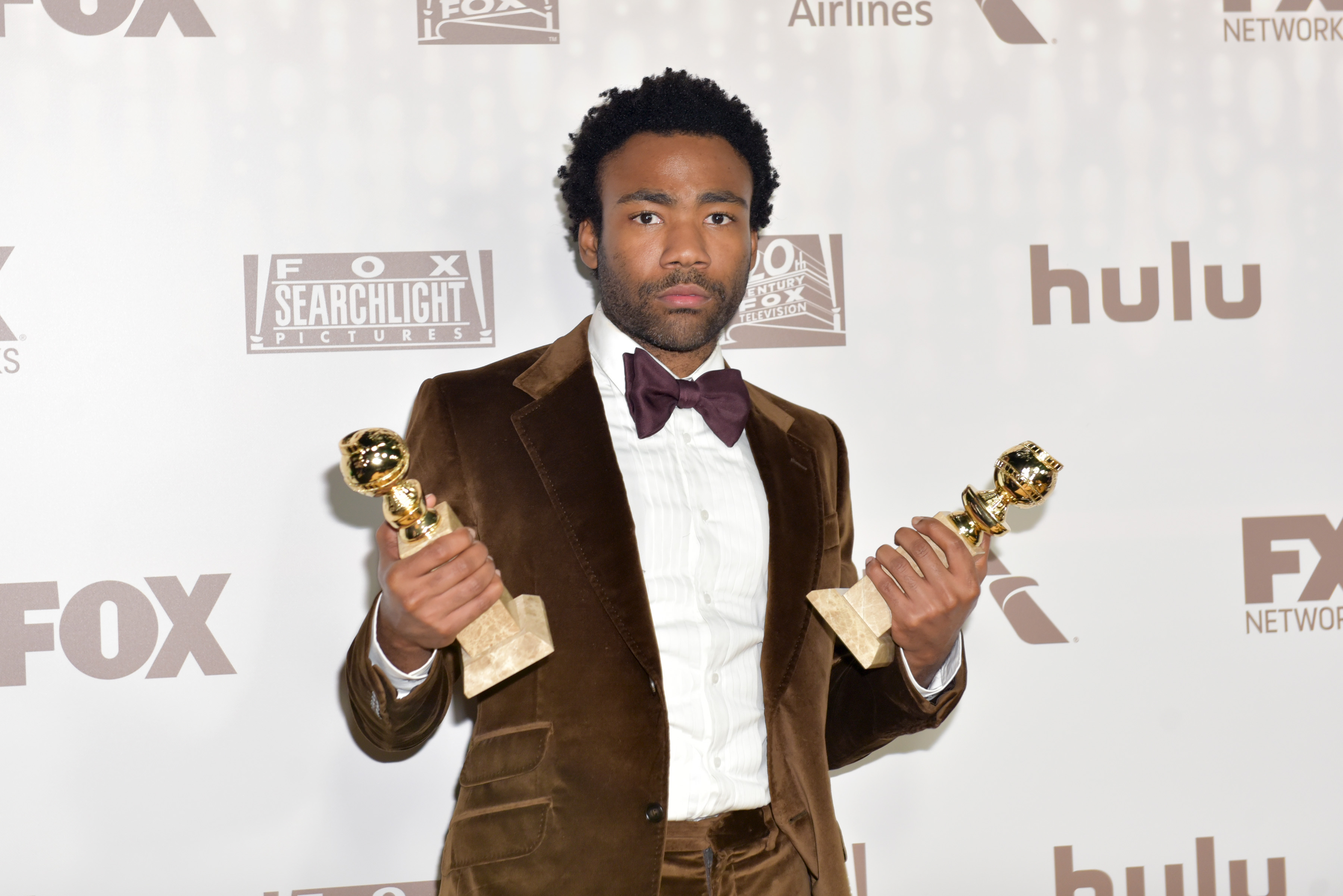 Donald Glover at the Golden Globe Awards after party on January 8, 2017 in Beverly Hills, California. (Photo by Rodin Eckenroth/Getty Images)