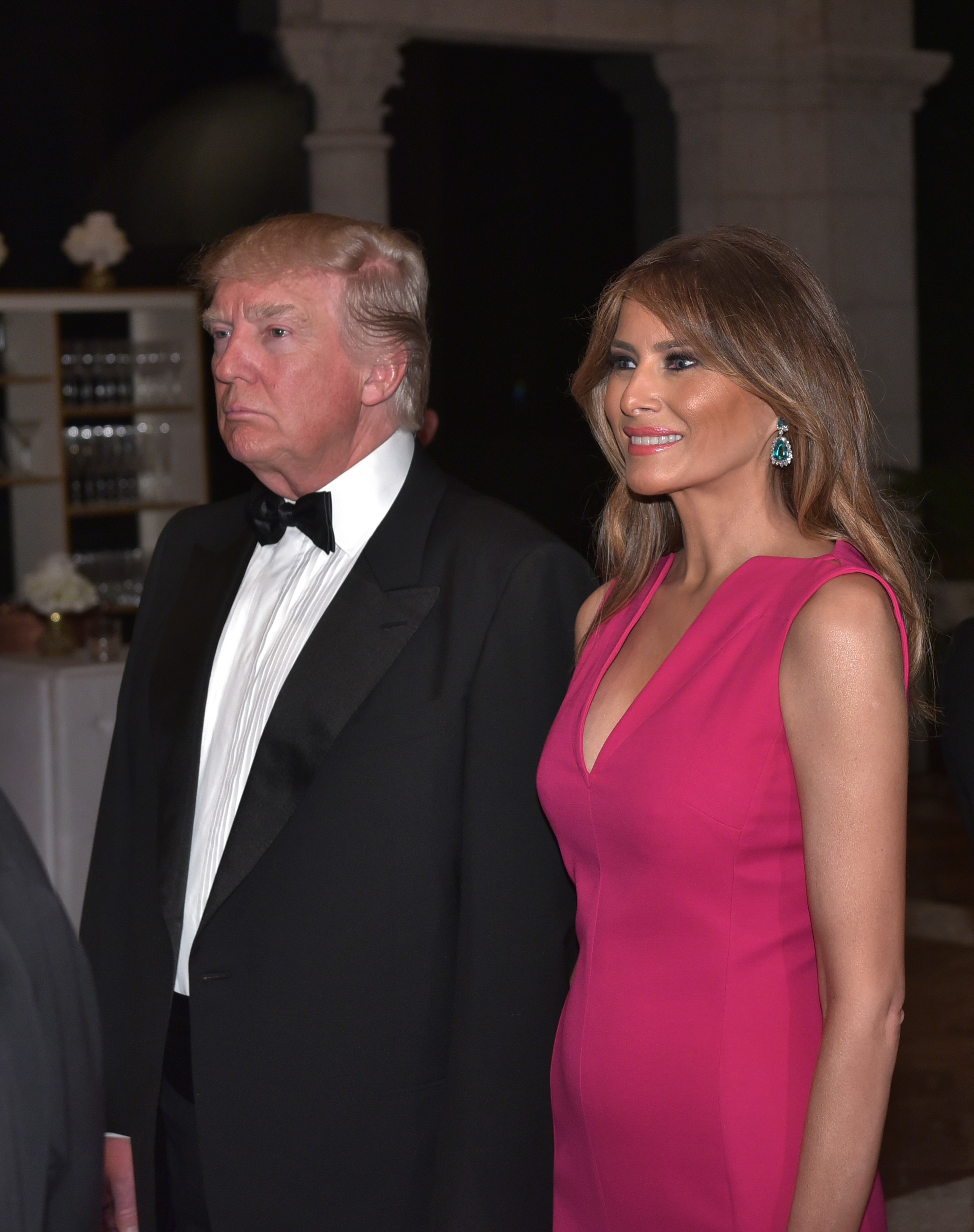 PHOTOS Melania Trump’s Hot Pink Red Cross Gala Ball Gown