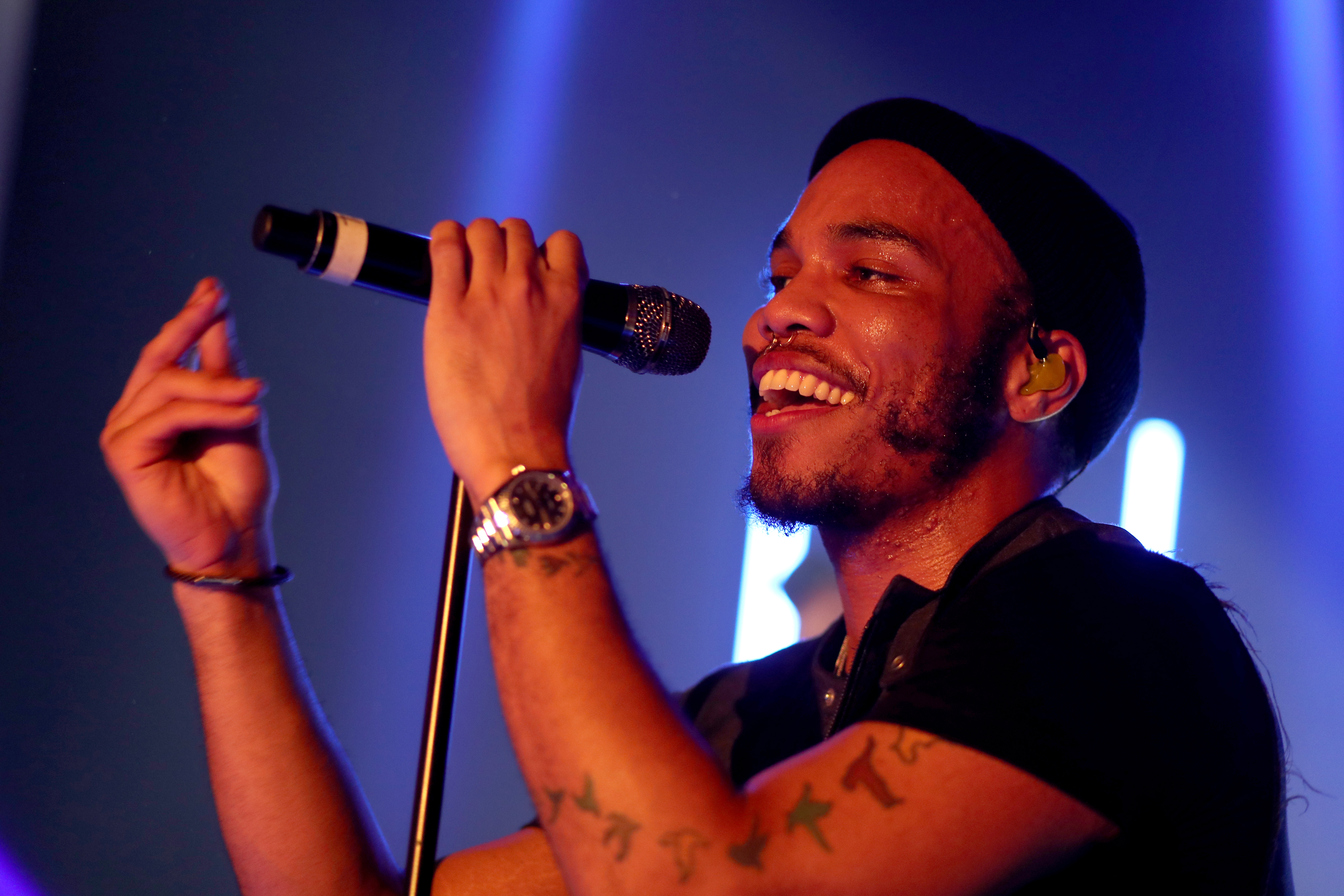 Anderson .Paak perform at the Masterpass #ThankTheFans House on February 10, 2017 in Los Angeles, California. (Photo by Christopher Polk/Getty)