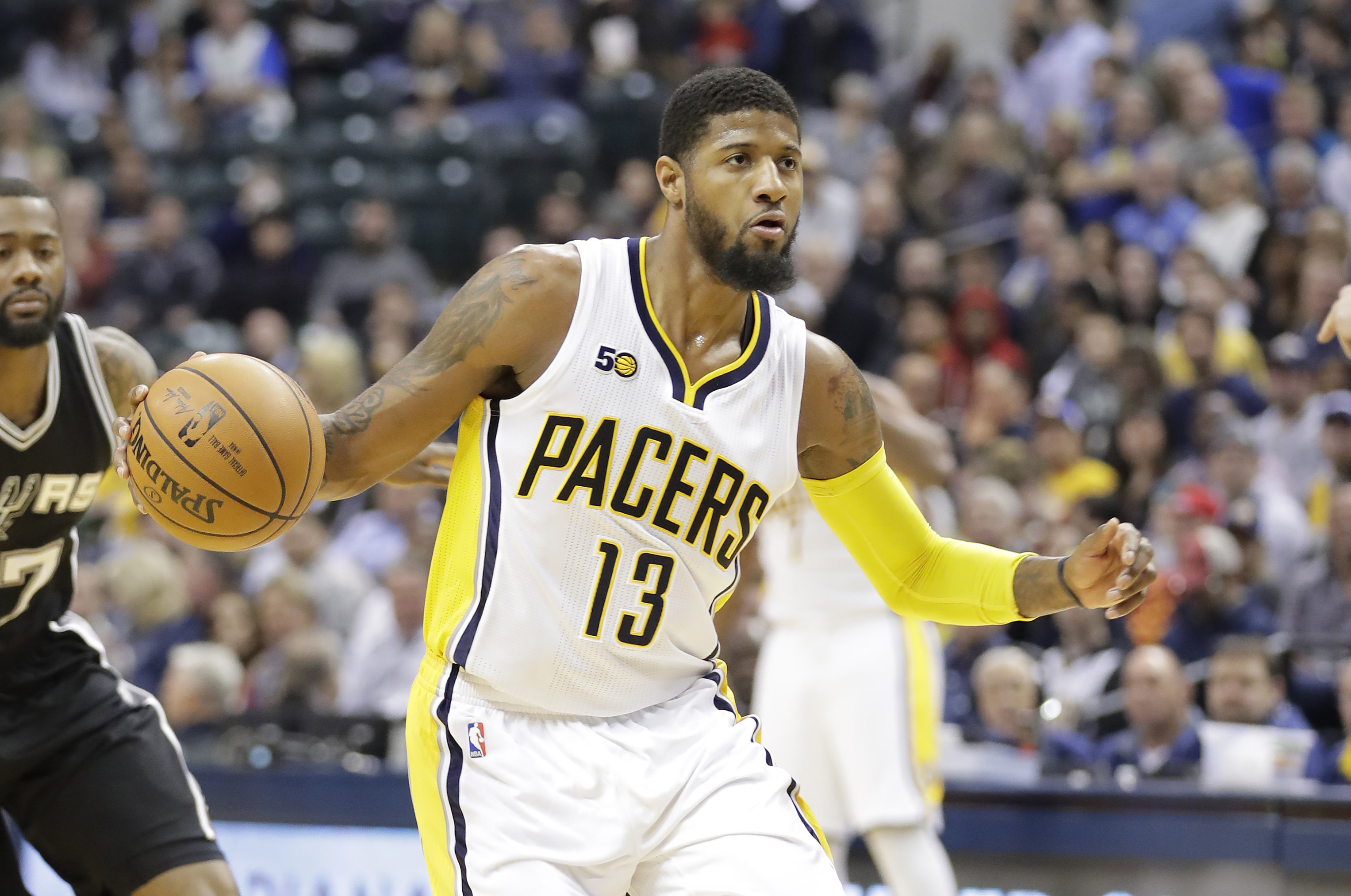 Paul George Contract Salary Details   Gettyimages 635191736 