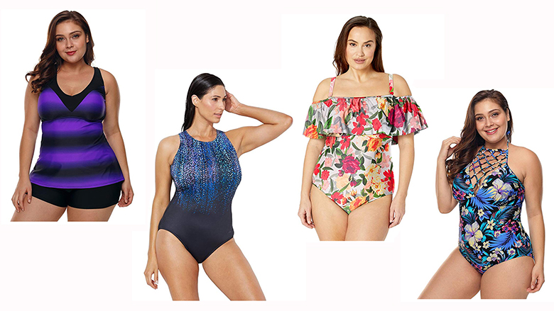 plus size swimsuits for seniors