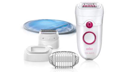 epilator with attachments