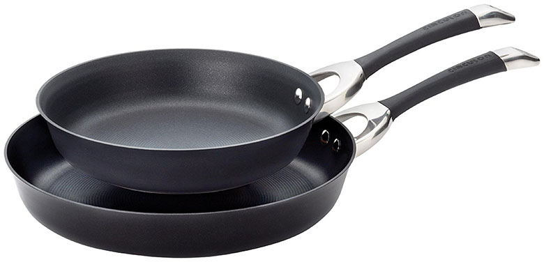 Circulon Symmetry Hard Anodized Nonstick 10-Inch and 12-Inch Skillets