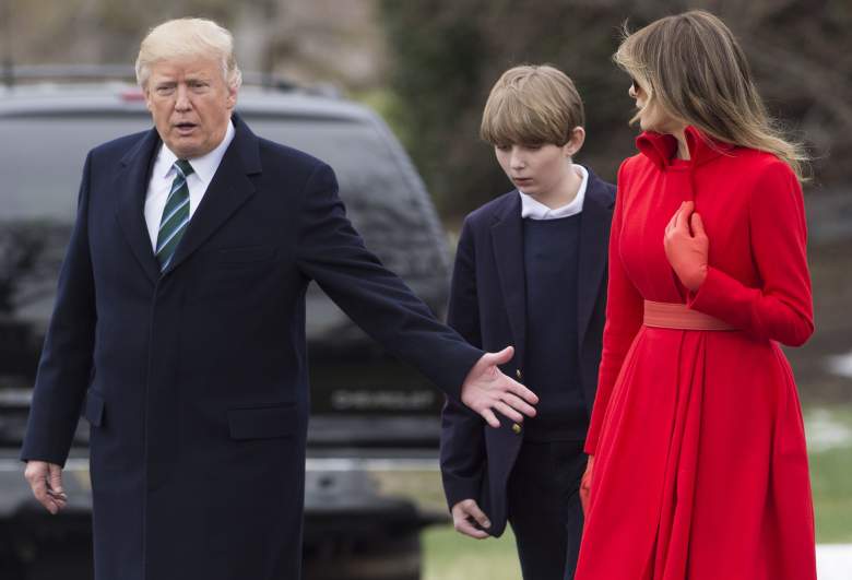 PHOTOS: Barron Trump Makes Rare White House Appearance