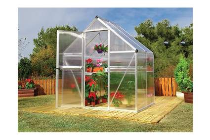 metal and plex greenhouse