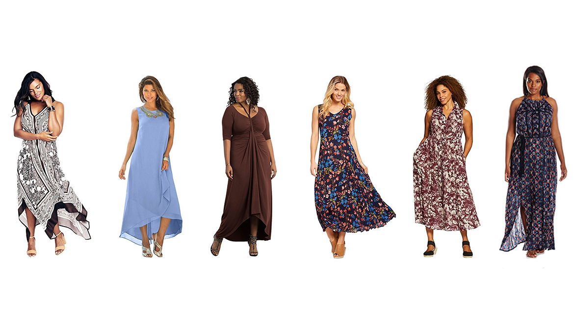 womens plus maxi dresses