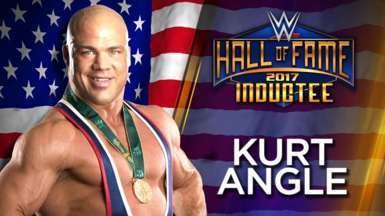 Kurt Angle hall of fame, Kurt Angle hall of fame 2017, Kurt Angle wwe hall of fame