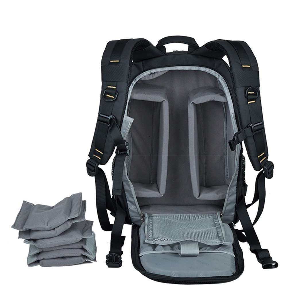 WCNMB Camera Bag Camera Bag Digital SLR Bag Waterproof Shockproof Breathable Camera Backpack Small Video Camera Bag Backpack Fashionable and Convenient Color : A-Backpack