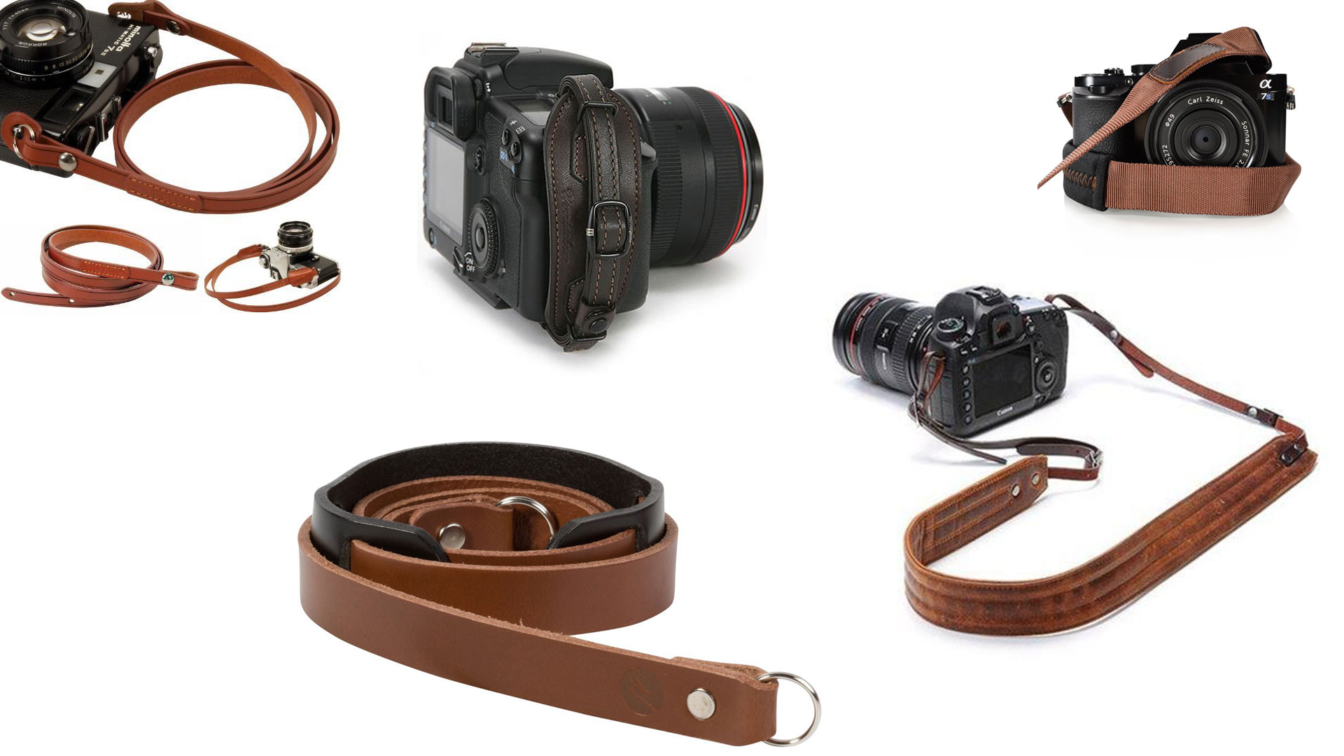 leather camera sling