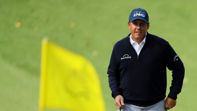 phil mickelson masters tee time