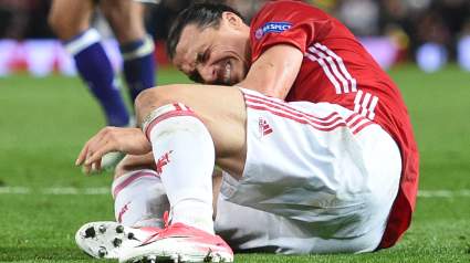 WATCH: Zlatan Ibrahimovic Suffers Ugly Knee Injury vs. Anderlecht