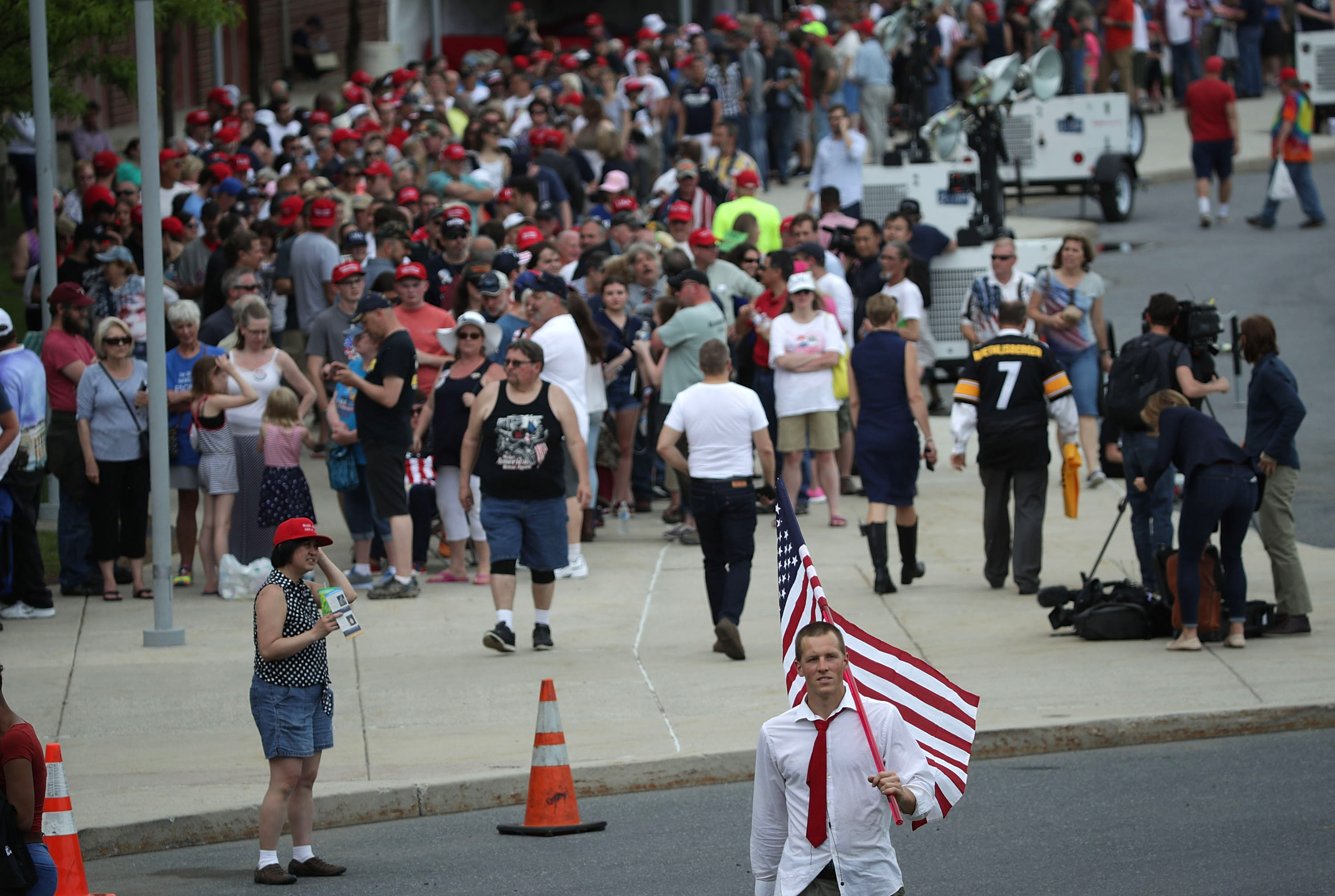 Trump's Harrisburg, Pennsylvania Rally: Photos From The Event