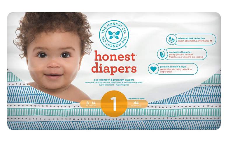 honest company diapers size 1, honest company diapers, disposable diapers, best disposable diapers, cute disposable diapers, patterned disposable diapers