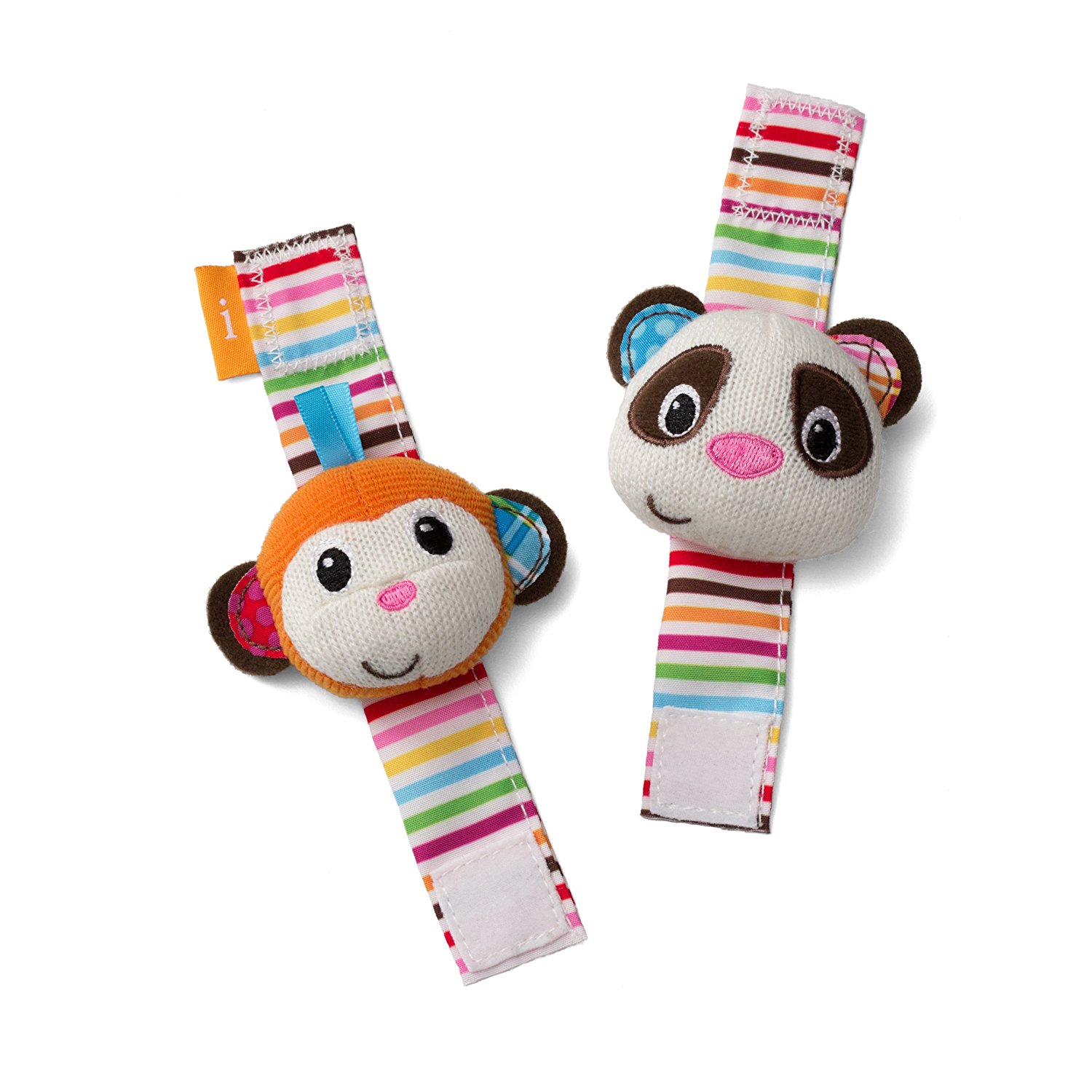 infantino wrist rattles, monkey rattle, panda rattle, best rattles, baby rattles