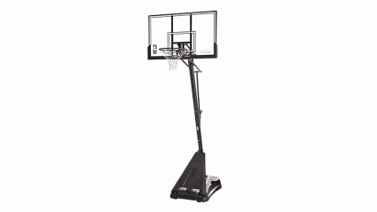 spalding portable basketball system