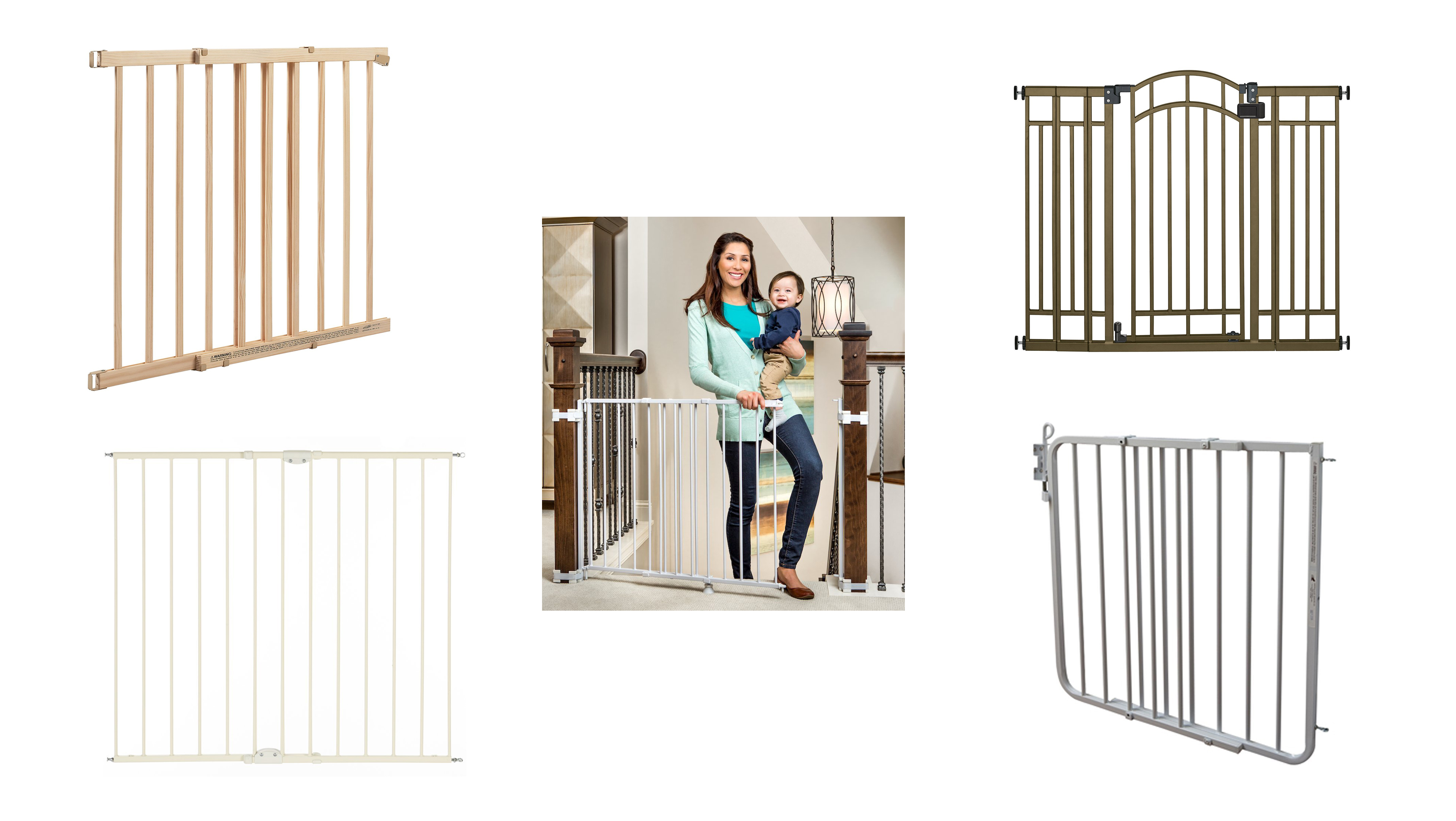 baby gate for angled openings