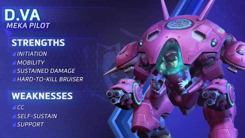 Overwatch's D.Va is now playable in Heroes of the Storm's test
