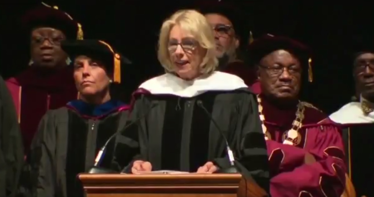 WATCH: Betsy DeVos Booed At Bethune-Cookman Commencement