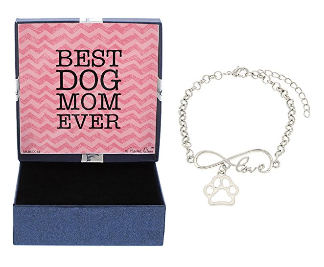 mother's day jewelry, dog mom, paw print bracelet, paw bracelet