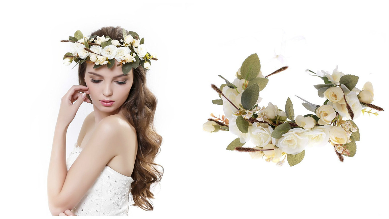 flower crown, bridal headpieces, flower headbands, bridal flower crown 