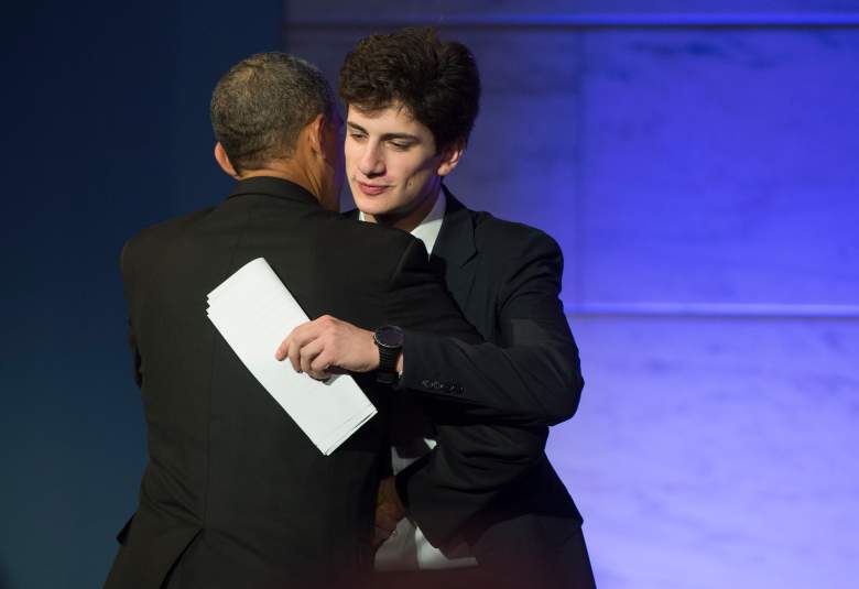 Jack Schlossberg introduced Barack Obama at dinner