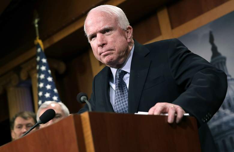 John McCain, John McCain donald trump, John McCain press conference