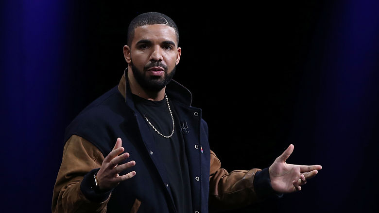 Drake at an Apple Music event