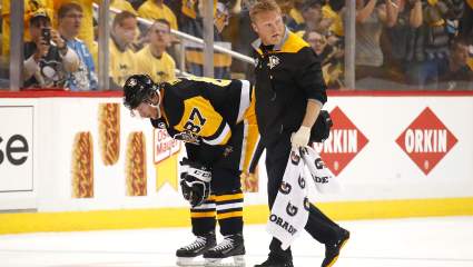 WATCH: Sidney Crosby Injured by Matt Niskanen Cross-Check