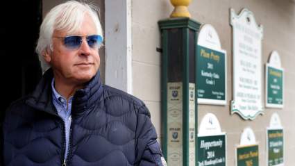 WATCH: Bob Baffert Does The Dab After Horse Wins Kentucky Oaks