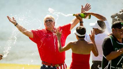 WATCH: John Daly’s Champagne Bath After Winning His First Pro Tournament in 13 Years