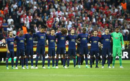 WATCH: Man United Emotional Minute’s Silence in Europa League Final